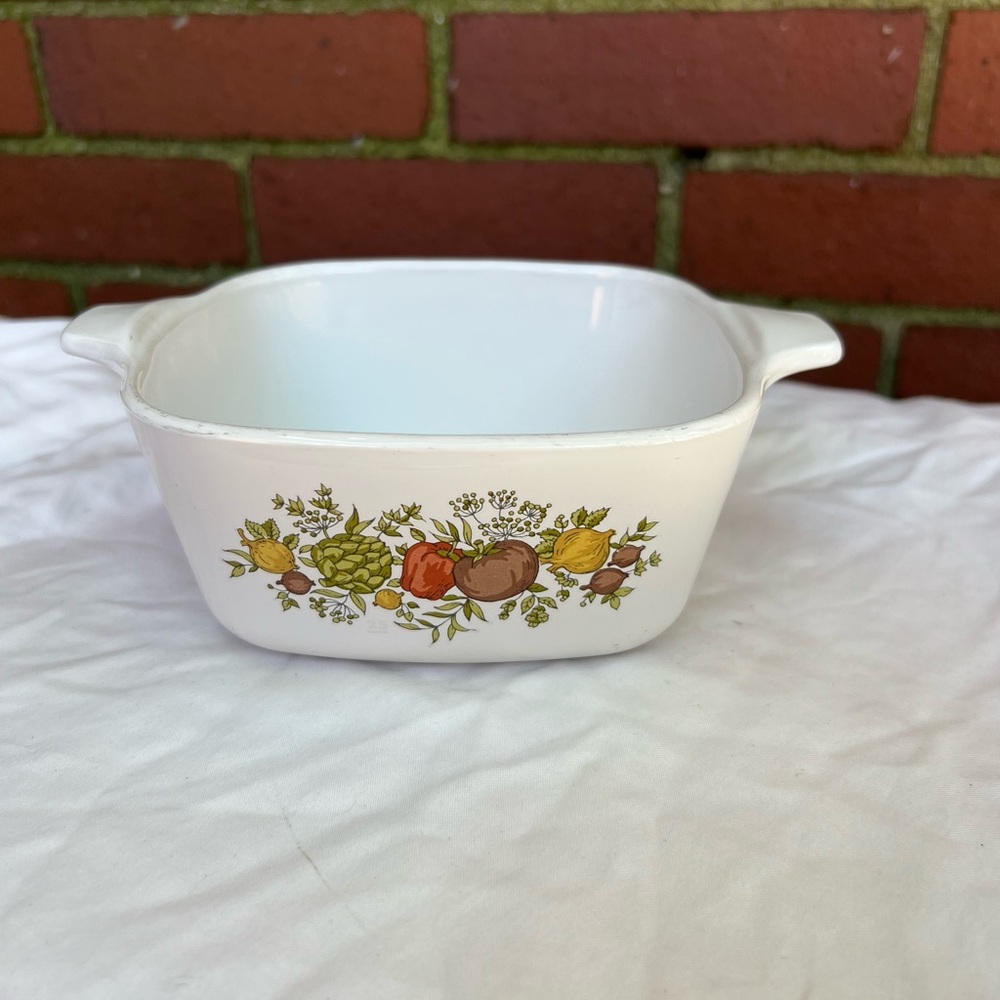 Vintage Corning Ware Spice of Life Casserole Dish